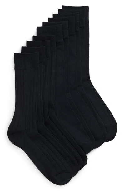 Nordstrom Men's Shop Nordstrom 5-pack Ultrasoft Socks In Navy