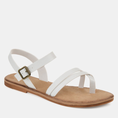Journee Collection Women's Vasek Sandals Women's Shoes In White
