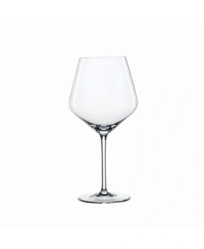 Spiegelau Style Burgundy Wine Glasses, Set Of 4, 22.6 oz In Clear
