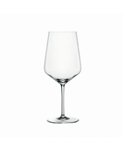 Spiegelau Style Burgundy Wine Glasses, Set Of 4, 22.6 oz In Clear