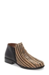 Naot 'helm' Bootie In Tan Zebra Print