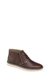 Johnston & Murphy Kids' Mcguffey Chukka Boot In Mahogany Full Grain