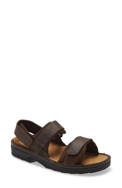 Naot Arthur Sandal In Crazy Horse Leather