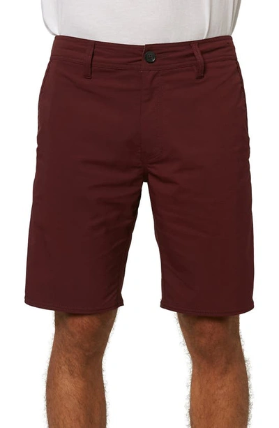 O'neill Stockton Hybrid Water Resistant Swim Shorts In Por Port