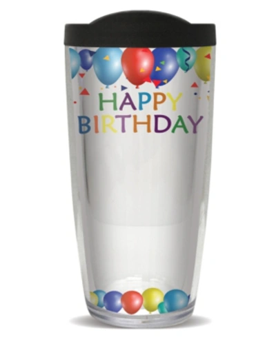 Freeheart Sign-it Birthday Gen Double Wall Insulated Tumbler, 16 oz In Clear