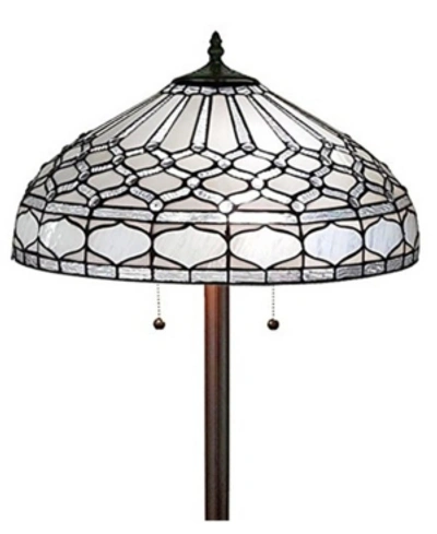 Amora Lighting Tiffany Style Royal Floor Lamp In Multi
