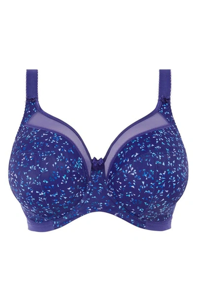 Goddess Kayla Full Figure Underwire Bra In Purple Cascade