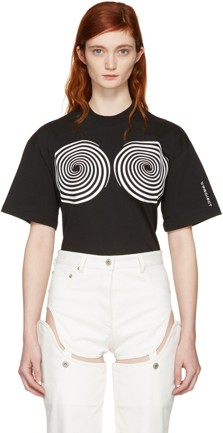 Y/project Black Circles T-shirt | ModeSens