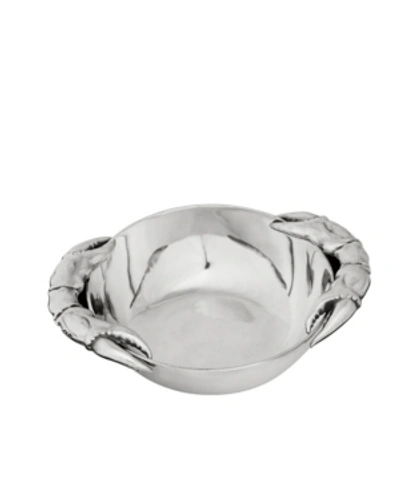 Arthur Court Designs Aluminum Crab Claws Bowl In Silver