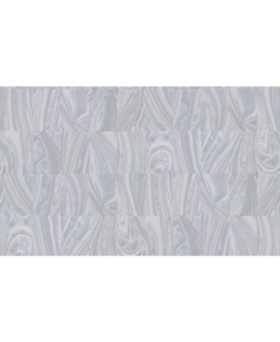 Advantage 20.5" X 369" Boulders Glitter Marble Wallpaper In Ivory