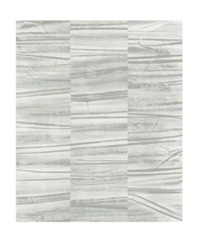 A-street Prints 21" X 396" Lithos Geometric Marble Wallpaper In Gray