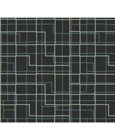 Sirpi 27" X 396" Manila Brown Geometric Wallpaper In Multi