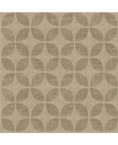 A-street Prints 20.5" X 396" Polaris Geometric Wallpaper In Brown
