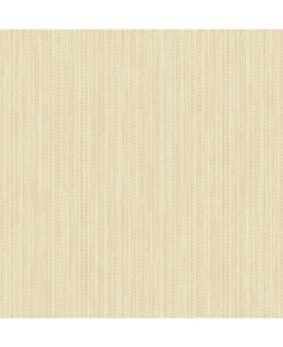 Advantage 20.5" X 369" Vail Champagne Texture Wallpaper In Ivory