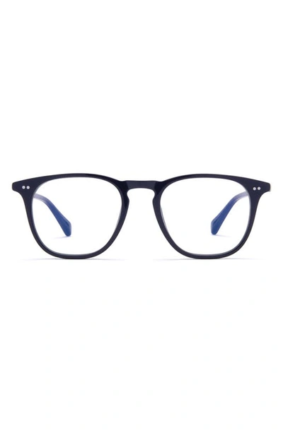 Diff Maxwell 49mm Optical Glasses In Dark Navy/ Clear