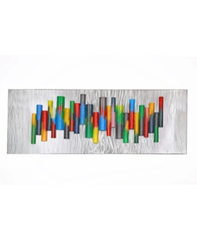 Peterson Artwares Multicolor Chime Wall Mountable Original Artwork, 20" X 53"