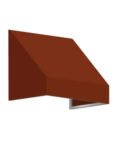 Awntech 3' New Yorker Window/entry Awning, 24" H X 42" D In Burnt Oran