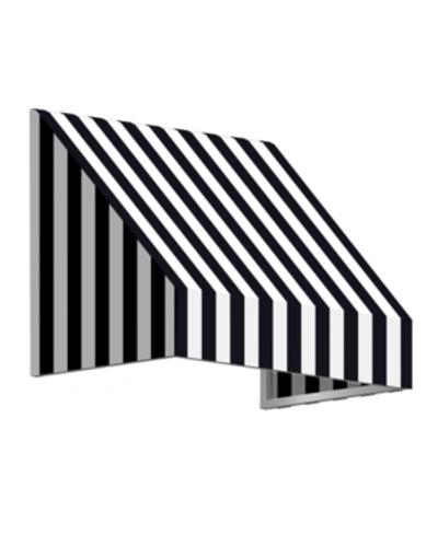 Awntech 3' New Yorker Window/entry Awning, 24" H X 36" D In Black Whit