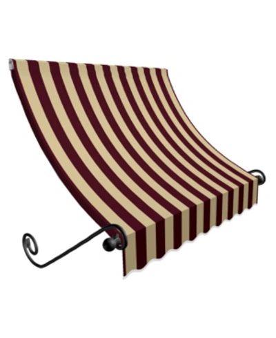 Awntech 5' Charleston Window/entry Awning, 31" H X 24" D In Burgundy T