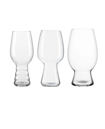 Spiegelau Craft Beer Tasting Kit Glasses, Set Of 3 In Clear