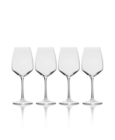 Mikasa Gianna Ombre Smoke White Wine Glasses, Set Of 4