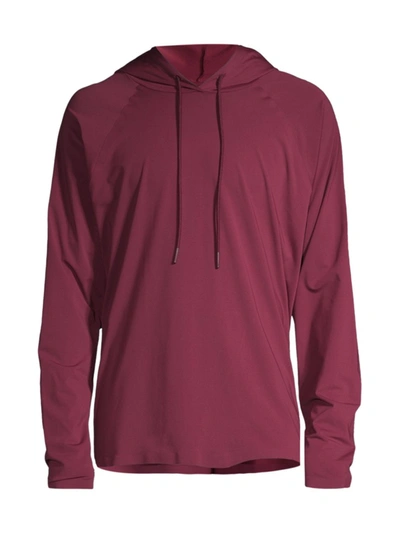 Alo Yoga Idol Runner Hooded Sweatshirt In Varsity Cardinal