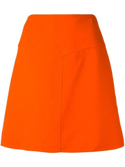 Courrèges High Waisted V Cut-out Skirt