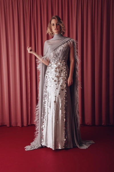 Gatti Nolli By Marwan Mabel Embellished Sleeveless Gown