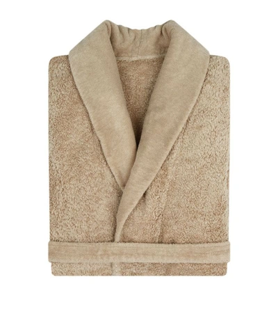 Abyss & Habidecor Super Pile Robe (small) In Beige