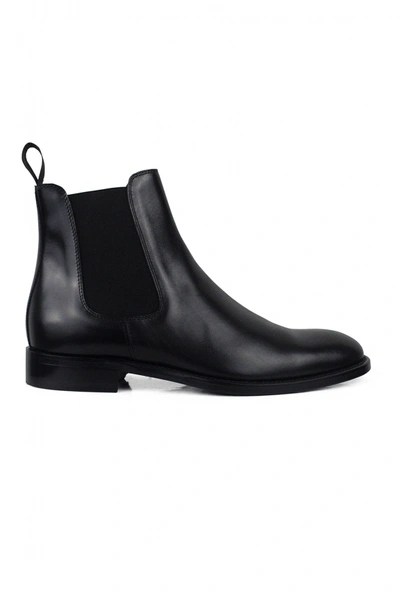 Alberto Luxury Shoes For Men   Black Leather Boots