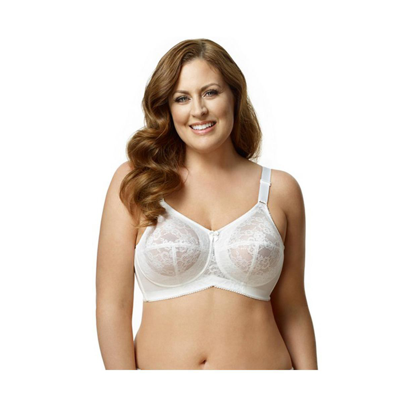 Elila Isabella Lace Full Coverage Bra In Ivory