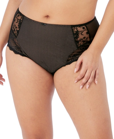 Elomi Plus Size Charley Full Brief Panty El4388 In Jet