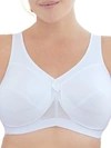 Glamorise Magiclift Made To Move Wireless Support Bra In White