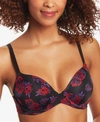 Maidenform One Fab Fit 2.0 T-shirt Shaping Underwire Bra Dm7543 In Fall Bloom,black