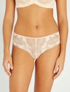 Panache Womens Nude Clara Stretch-lace And Mesh Briefs 8 In Soft Sage