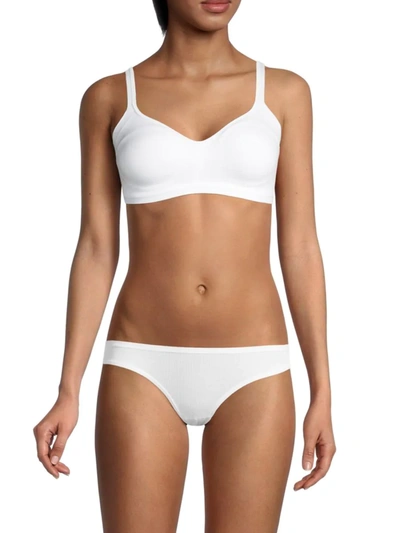 Warner's Women's Easy Does It Wire-free Bra In White