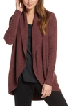 Barefoot Dreamsr Barefoot Dreams Cozychic Lite Circle Cardigan In Rosewood