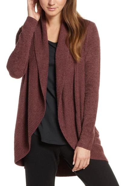 Barefoot Dreamsr Barefoot Dreams Cozychic Lite Circle Cardigan In Rosewood