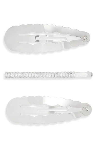 8 Other Reasons Primrose 3-pack Hair Clips In Silver