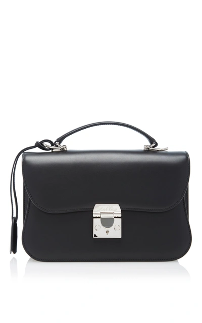 Mark Cross Dorothy Smooth Leather Bag In Black