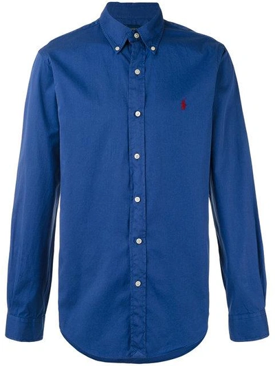 Polo Ralph Lauren Button Down Shirt In Blue