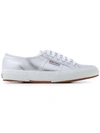 Superga Classic Lace-up Sneakers In Silver