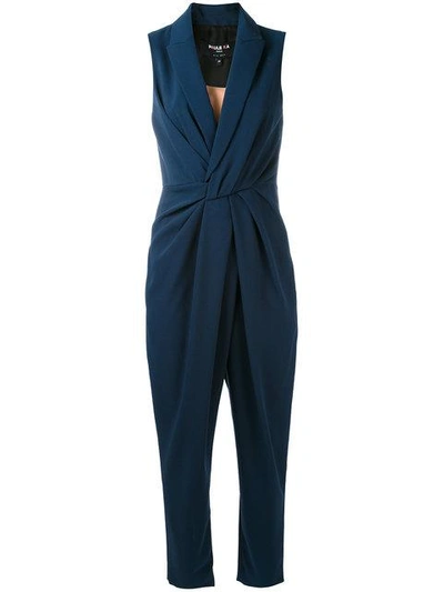 Paule Ka Sleeveless Gathered Waist Jumpsuit