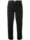 3.1 Phillip Lim Belted Cropped Trousers In Black