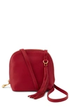 Hobo Nash Calfskin Leather Crossbody Bag In Scarlet