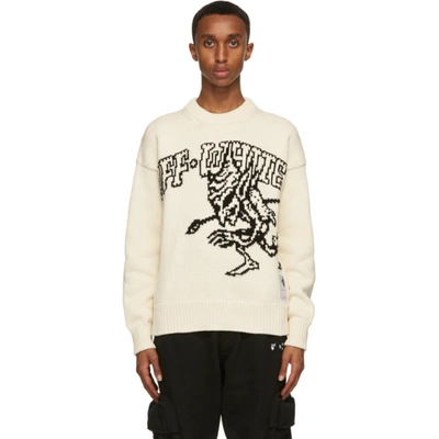 Off-white Men's For The Nature Elfin Sweater In White