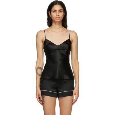 Agent Provocateur Black Silk Classic Pj Camisole