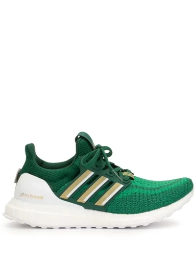 Adidas Originals Ultraboost Dna 2.0 X Juju Smith-schuhster Trainers In Team Dark Green/gold Mtlc/white