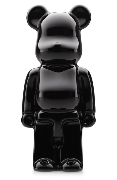 Baccarat Bearbrick Lead Crystal Bear In Black