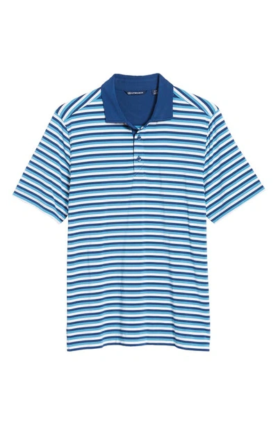 Cutter & Buck Forge Drytec Stripe Performance Polo In Chambers